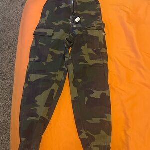Fashion Nova Green Camouflage Pants